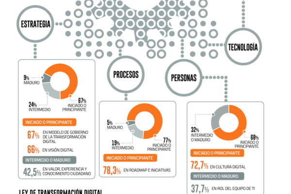 <p>Estudio revela brecha en los organismos públicos del país por lento avance de transformación digital</p>