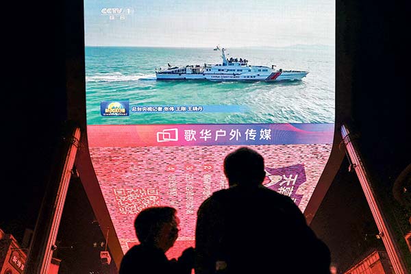 China moviliza un número récord de aviones de guerra en ejercicios militares en Taiwán