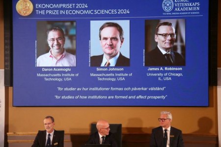 Premio Nobel de Economía es para tres investigadores de la prosperidad y riqueza de las naciones