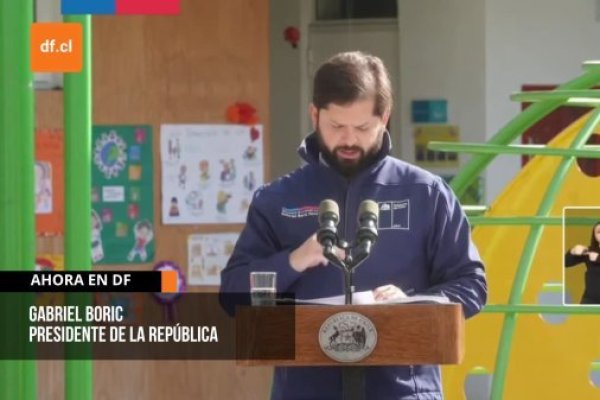 <p>Ahora en DF | Boric pide al Congreso aprobar la ley de sala cuna y “no perder tiempo en acusaciones constitucionales”</p>