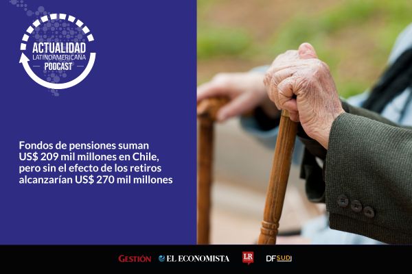 <p>🎙️ Actualidad Latinoamericana | Fondos de pensiones suman US$ 209 mil millones en Chile, pero sin el efecto de los retiros alcanzarían US$ 270 mil millones</p>