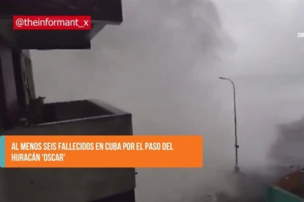 <p>Ahora en DF SUD | Al menos seis personas fallecidas en Cuba por el paso del huracán 'Oscar'</p>