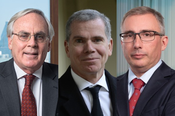 <p>Alfredo Alcaíno, Felipe Bulnes y Víctor Barros</p>