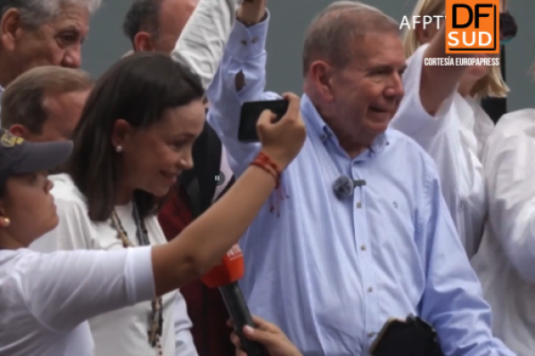 <p>Ahora en DF SUD | María Corina Machado y Edmundo González reciben el premio Sájarov</p>