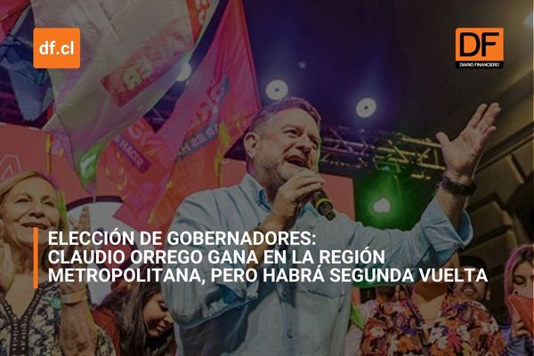 <p>Ahora en DF | Elección de gobernadores: Claudio Orrego gana en la Región Metropolitana, pero habrá segunda vuelta</p>
