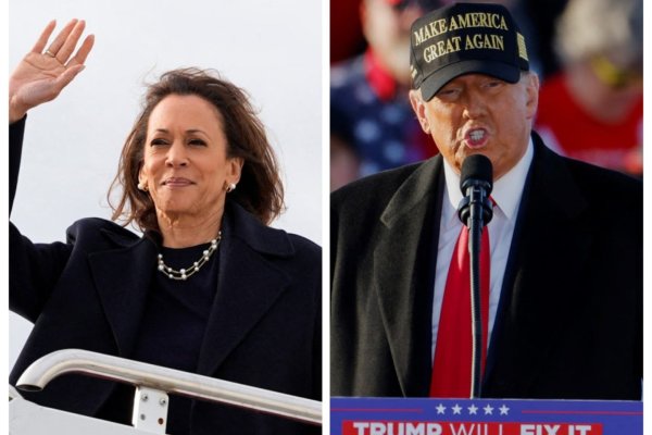 Trump y Harris hacen últimos llamados antes de las elecciones presidenciales del martes
