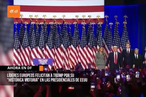 <p>Ahora en DF | Líderes europeos felicitan a Trump por su "histórica victoria" en las presidenciales de EEUU</p>