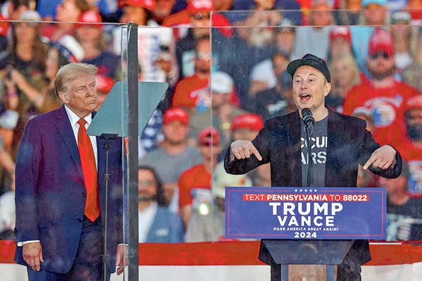 <p>Elon Musk apoyó a Trump en la campaña. Foto: Reuters</p>