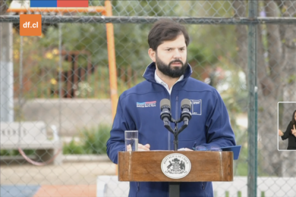 <p>Ahora en DF | Boric por prisión preventiva de Monsalve: "Es una decisión correcta y demuestra que nadie está por encima de la ley”</p>