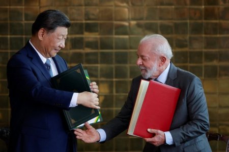 Xi y Lula fortalecen los lazos y firman protocolo sobre "sinergias" relacionadas con la Iniciativa de la Franja y la Ruta