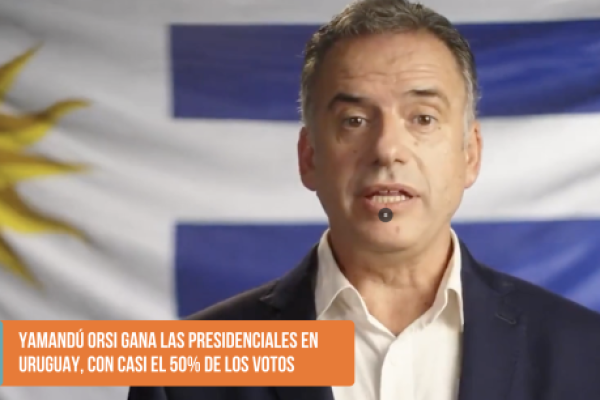 <p>Ahora en DF SUD | Yamandú Orsi gana las presidenciales en Uruguay con casi el 50% de los votos y la izquierda vuelve al poder</p>