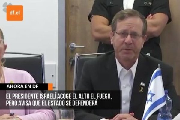<p>Ahora en DF | El presidente israelí acoge el alto el fuego, pero advierte que el Estado se defenderá "en cualquier momento y de cualquier manera"</p>