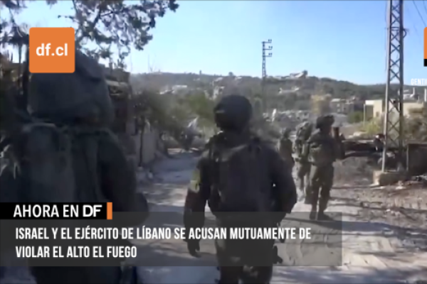 <p>Ahora en DF | Israel y el Ejército de Líbano se acusan mutuamente de violar el alto al fuego</p>