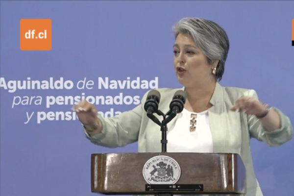 <p>Ahora en DF | Ministra Jara afirma que acuerdo por reforma de pensiones “está cerca”: “Nadie le va a quitar la platita a nadie”</p>