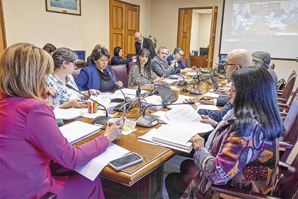 <p>Equidad salarial fue analizado en la comisión de la Mujer en el Senado. Foto: Senado</p>