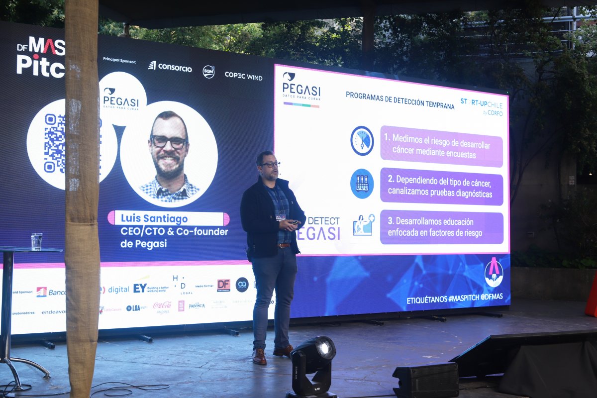 <p>Las startups finalistas en modo pitch</p>