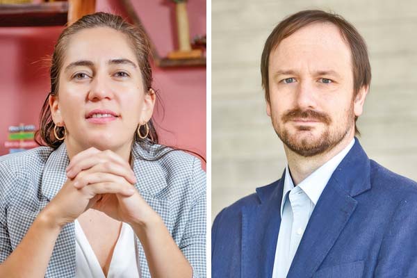 <p>FLORENCIA MESA, DIRECTORA EJECUTIVA CLIMATECH CHILE. NICOLÁS WESTENENK, SENIOR MANAGER DE SOSTENIBILIDAD Y CAMBIO CLIMÁTICO PWC CHILE.</p>