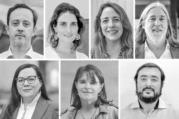 <p>Cristóbal Huneeus, economista y coordinador de la mesa técnica. María José Zaldívar, exministra e integrante de la mesa por la oposición. Paula Benavides, economista e integrante de la mesa por el oficialismo. Cecilia Cifuentes, economista e integrante de la mesa por la oposición. Soledad Hormazábal, economista e integrante de la instancia por la oposición. Juan Pablo Letelier, exsenador y miembro de la instancia por el oficialismo. Hermes Gutiérrez, asesor y representante del oficialismo en la mesa.</p>