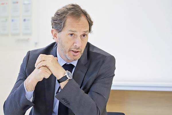 <p>El histórico exdirector de Finazas Corporativas de LarrainVial, José Miguel Barros. Fotos: Rodolfo Jara</p>