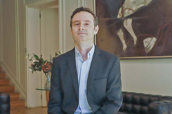 <p>Gabriel Ugarte, investigador del Centro de Estudios públicos (CEP). Foto: Julio Castro</p>