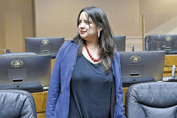 <p>Javiera Martínez, directora de Presupuestos.</p>