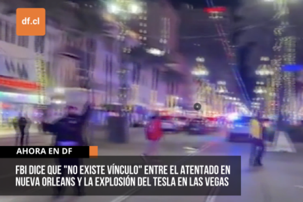 <p>Ahora en DF | FBI dice que "no existe vínculo" entre atentado en Nueva Orleans y explosión del Tesla en Las Vegas</p>