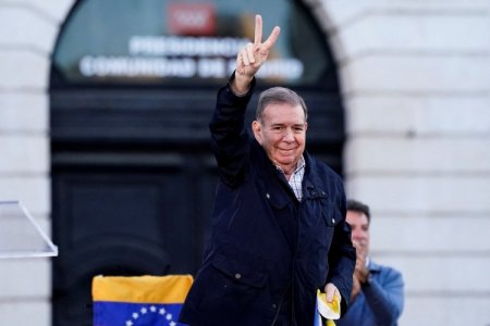 Lacalle Pou recibió a Edmundo González en Uruguay durante su gira por Sudamérica