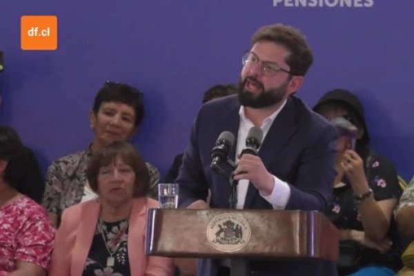 <p>Ahora en DF | Boric sube el tono por la reforma de pensiones: “¿En qué ha cedido la derecha hasta el día de hoy?”</p>