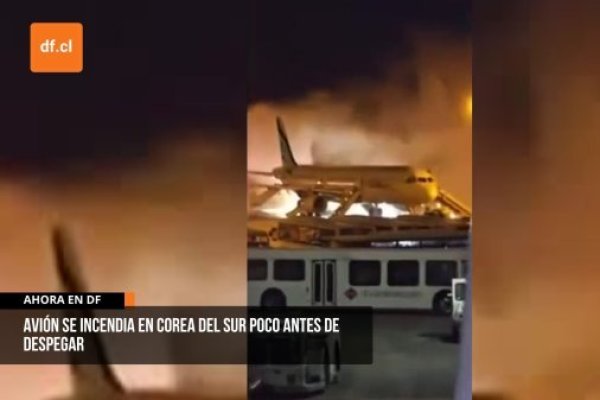 <p>Ahora en DF | Avión se incendia en Corea del Sur antes de despegar: evacúan a 176 pasajeros</p>