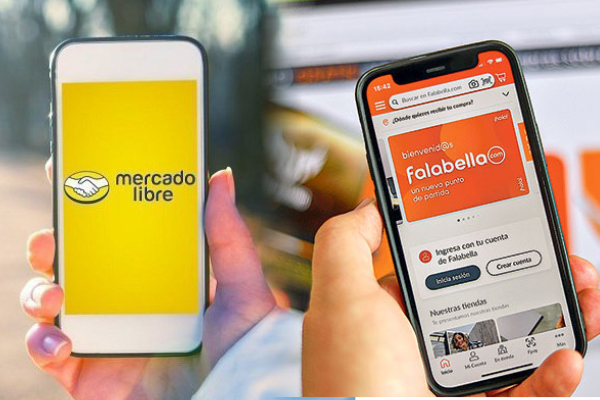 Mercado Libre y Falabella, las plataformas más usadas en Chile