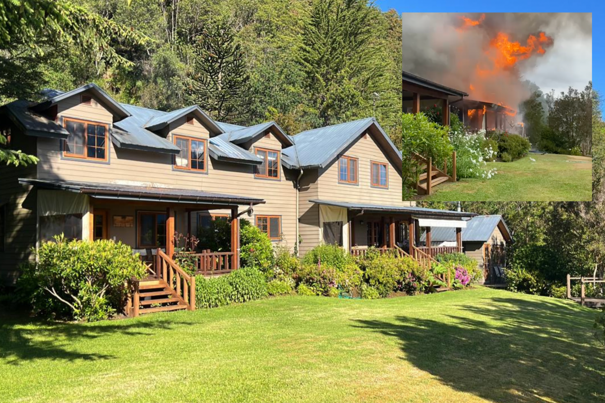 <p>Tras incendio: el prestigioso lodge en la Patagonia que espera renacer</p>
