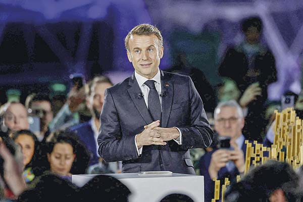Macron en la Cumbre de inteligencia artificial en París: “Estamos de vuelta en la carrera”