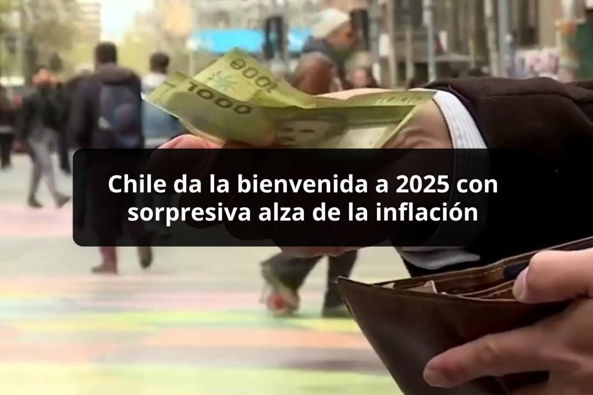 DATA DF | Chile da la bienvenida a 2025 con sorpresiva alza de la inflación