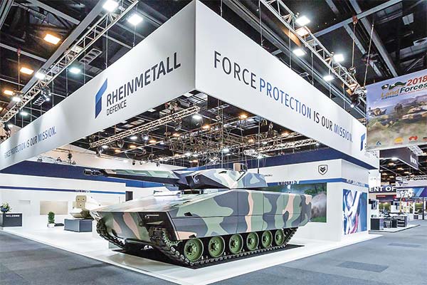<p>Acciones de defensa en Europa se disparan hasta 114%, tras plan de rearme de Alemania</p>