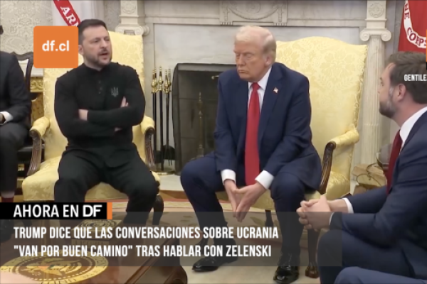 <p>Ahora en DF | Trump dice que las conversaciones sobre Ucrania "van por buen camino" tras hablar con Zelenski</p>