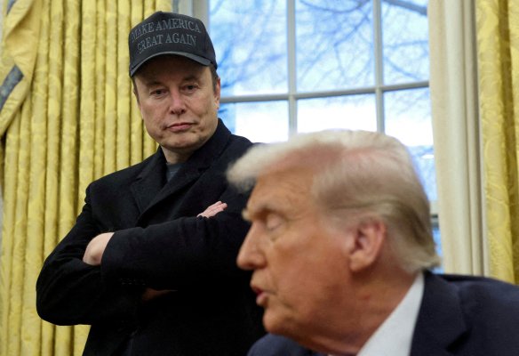<p>Trump informa a su gabinete posible salida de Elon Musk del Gobierno y noticia impulsa repunte en acciones de Tesla</p>