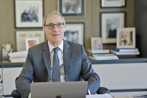 <p>El presidente de Ingevec, Enrique Besa. Foto: Julio Castro</p>