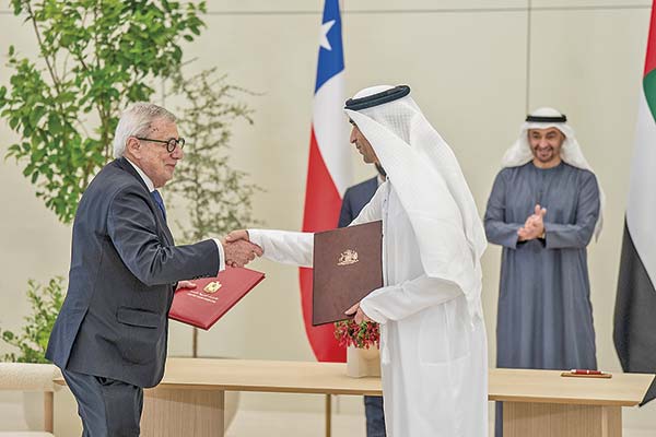 En búsqueda de diversificación, Gobierno ingresa el acuerdo con Emiratos Árabes Unidos a la Cámara