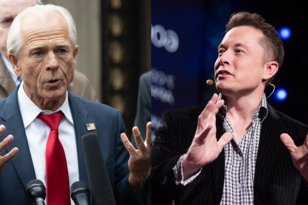 <p>Batalla de asesores: Musk llama "idiota" al zar comercial de la Casa Blanca y principal promotor de los aranceles</p>