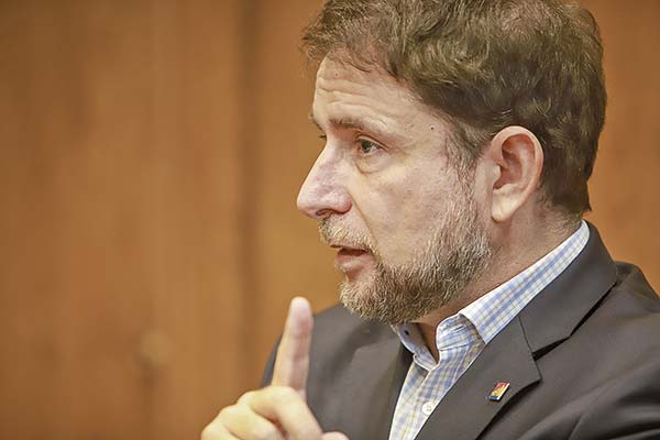 <p>El presidente de BancoEstado, Daniel Hojman. Foto: Jonathan Duran</p>