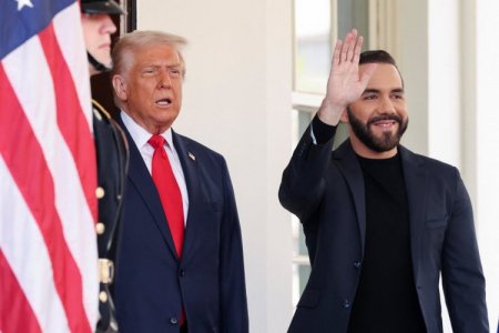 Trump recibe a Bukele en la Casa Blanca y le agradece por aceptar a migrantes expulsados de EEUU