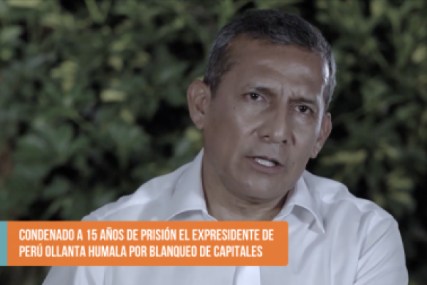 <p>Ahora en DF SUD | Condenado a 15 años de prisión el expresidente de Perú Ollanta Humala por blanqueo de capitales</p>