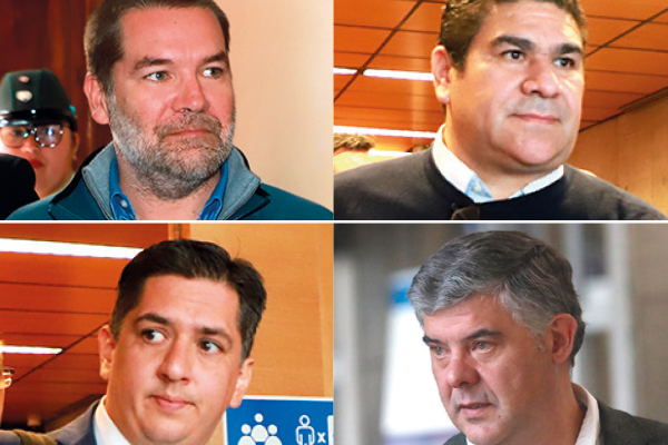 <p>Francisco Coeymans, Marcelo Rivadeneira, Antonio Guzmán, Ignacio Amenábar. Fotos: Jonathan Duran, Julio Castro y Aton</p>