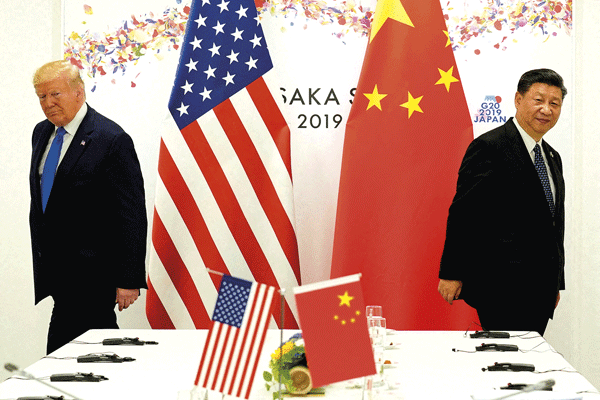 <p>El Presidente estadounidense, Donald Trump, y su par chino, Xi Jinping, se vieron las caras por última vez en 2019, en una cumbre del G20 en Osaka, Japón. Foto: Reuters</p>