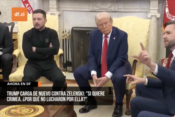 <p>Ahora en DF | Trump arremete de nuevo contra Zelenski: "Si quiere Crimea, ¿por qué no lucharon por ella?"</p>