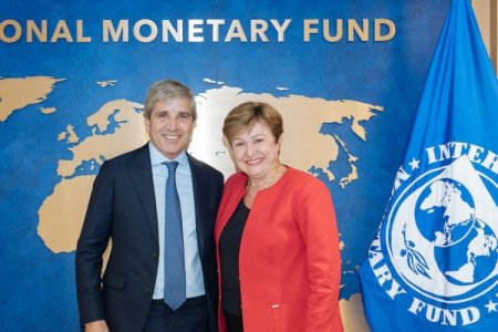 Caputo suma más respaldos para Argentina en EEUU: tras apoyo del Tesoro sostuvo "excelente" reunión con Georgieva