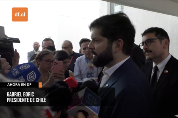 <p>Ahora en DF | Guerra comercial: Presidente Boric insiste en que “Chile no va a elegir entre potencias”</p>