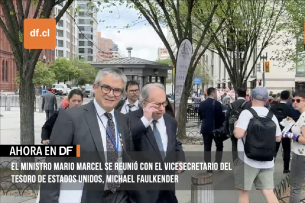<p>Ahora en DF | Ministro Marcel se reúne con el subsecretario del Tesoro de Estados Unidos, Michael Faulkender</p>