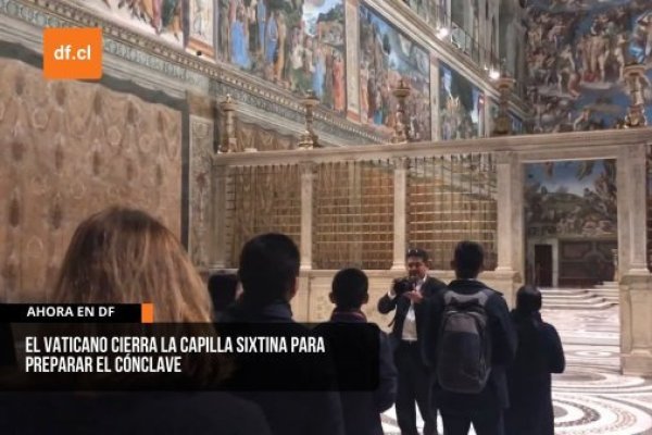 <p>Ahora en DF | El Vaticano se prepara para el cónclave: a partir de este lunes se cierra la capilla Sixtina</p>