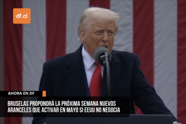 <p>Ahora en DF | Bruselas propondrá la próxima semana nuevos aranceles a EEUU si no negocia</p>